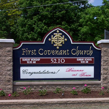 Carved Monument Signs